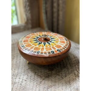 Vintage MCM Fricke & Knacke Chocolate‎ Tin Made in Western Germany